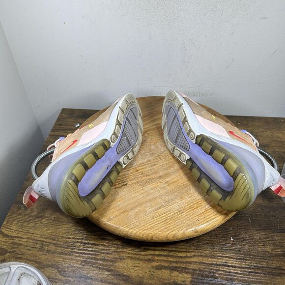 Nike Air Max 270 React Shoes Womens Size 8 Mesh CW5589-600 Running Athletic Snea - Picture 9 of 11